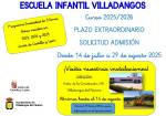 Cartel plazo extraordinario